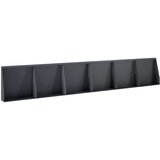  Zid za zadržavanje 6 kom. 40 x 12 x 30 cm Čelik Antracit | shoptok.hr