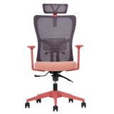 Hanah home Set 2 kancelarijske stolice Lumbar 126 Salmon | ePonuda.com