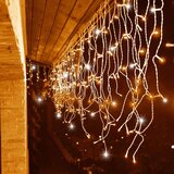  Božićna LED zavjesa s efektom treperenja 500 LED toplo bijela | shoptok.hr