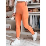 DStreet Legginsy damskie z efektem push-up DIMODOI pomarańczowe | Shoptok.si