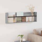  Polica za časopise s policom Zidne Siva Sonoma 100 x 12 x 30 cm | shoptok.hr