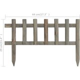  Rubnjaci za travnjak 10 kom od jelovine 4,4 m | shoptok.hr