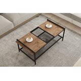 Woody Fashion Sto za dnevnu sobu Mata Atlantic Pine Black | ePonuda.com