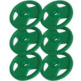 Gorilla Sports set gumiranih olimpijskih tegova (6 x 5 kg) Cene
