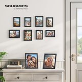 Songmics komplet 10 okvirjev za slike z 16 paspartuji in stenskimi kavlji | Shoptok.si