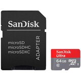 Sandisk High Endurance microSDXC 64GB + SD Adapter - for dash cams & home monitoring, up to 5,000 Hours, Full HD / 4K videos, up to 100/40 MB/s Read/Write speeds, C10, U3, V30 Cene