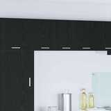 Viseći ormarić 2 pcs Crni hrast i bijela 30 x 31 x 40 cm | shoptok.hr