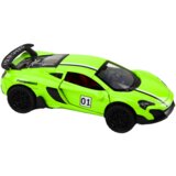 Metalni sportski autić za igru 1:32 Friction Drive - zeleni | shoptok.hr