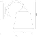  Zidna lampa PAFOS 1xE27/15W/230V sjajni hrom | Eponuda.com