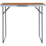  Sklopivi stol za kampiranje s metalnim okvirom 80 x 60 cm | shoptok.hr