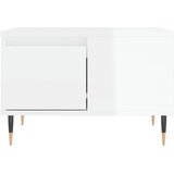 Stolić za kavu bijeli 55 x 55 x 36,5 cm od konstruiranog drva | shoptok.hr