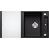 Blanco pomivalno korito AXIA III 5 SF InFino SILGRANIT steklena deska, z daljinskim upravljanjem. - ČRNA | Shoptok.si