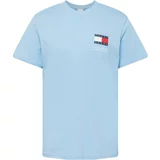 Tommy Jeans Majica 'ESSENTIAL' mornarsko plava / svijetloplava / crvena / bijela