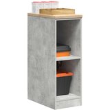 vidaXL Garažni ormar za odlaganje 30x51x85 cm masivne borovine | shoptok.hr