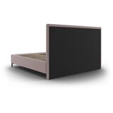 Mazzini Beds Svijetlo ružičasti tapecirani bračni krevet s prostorom za odlaganje s podnicom 180x200 cm Casey – | shoptok.hr