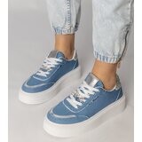 Gemre Jeans sneakers decorated with glitter and rhinestones Felura | Shoptok.si