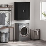 Maison Chic Stenska omarica - Zidna omarica črna 69,5x34x90 cm inženirski les iu1189, (22063161) | Shoptok.si