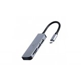 Cablexpert adapter UHB-CM-CRU3P1U2P2-01 usb-c - 3xUSB/CR Cene