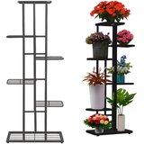 Ruhhy metalni stalak za cvijeće 106 cm, 6 razina, loft Slike