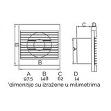 Bb Link ventilator wind fi 100 biton | ePonuda.com
