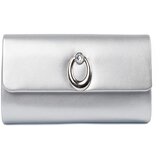 Shelvt Silver clutch bag with silver elements Cijene