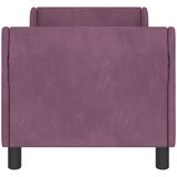  Okvir kreveta za malu djecu s naslonom Ljubičasta 70 x 140 cm | shoptok.hr