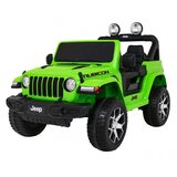  Licenciran avto na akumulator Jeep Wrangler Rubicon 4x4 - zeleni | Shoptok.si