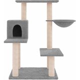  Penjalica za mačke sa stupovima za grebanje svjetlosiva 82,5 cm | shoptok.hr