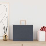  Papirnate vrećice 50 kom s ručkama plave 32x22x28 cm | shoptok.hr