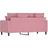  Kavč dvosed roza 140 cm žamet | Shoptok.si