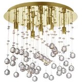 Ideal lux-led kristalno stropno svetlo moonlight 8xG9/3W/230V prečnik 40 cm zlatno Cene