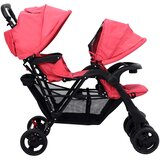  Dječja kolica za blizance crvena čelična | shoptok.hr