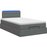  Krevet od pjene s madracem i LED-om Tamnosiva 120 x 190 cm | shoptok.hr