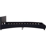  Za krevet od umjetne kože s LED svjetlom crni 120x200 cm | shoptok.hr
