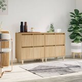  Komoda 2 kom boja hrasta sonome 60x35x70 cm konstruirano drvo | shoptok.hr