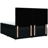  Krevet s oprugama i madracem crni 200x200 cm od tkanine | shoptok.hr