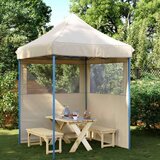 Šator za svadbe - šator za zabave Bež 200 x 200 x 306 cm Oxford tkanina - Bež s dvije bočne zidove Da | shoptok.hr
