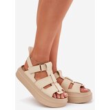 Boto Beige Platform Sandals Women Nitavelia | Shoptok.si