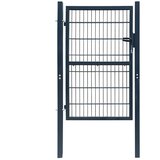  Vrata za ogradu od čelika 100 x 200 cm antracit | shoptok.hr