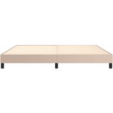  Okvir za krevet s oprugom boja cappuccina 200x200 cm od umjetne kože | shoptok.hr