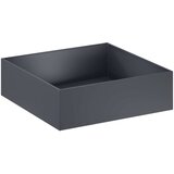  Vrtna saksija Antracit 80 x 80 x 30 cm Čelična vrata | shoptok.hr
