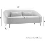 Bessagi Home Trosed Jannike, Siva, Velur | Shoptok.si