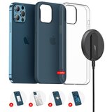 Joyroom brezžični polnilec Qi 15 W za iPhone (združljiv z MagSafe) + USB kabel tipa C | Shoptok.si