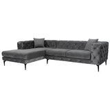 Atelier Del Sofa Ugaona garnitura Como Eco, 270 cm, Antracit | Eponuda.ba