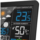  ELDONEX EWS-1010-BK - Meteostanica sa LCD displejem 2xAAA crna | Eponuda.com