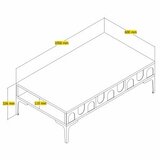 Hanah home Club sto Lyon 32, 105x32.6x60 cm, krem | Eponuda.ba