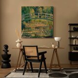  Slika - Claude Monet – Bridge over a Pond of Water Lilies 40x40 Na talijanskom platnu | shoptok.hr