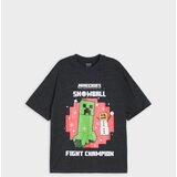 Sinsay Pamučna oversize majica s printom Minecraft Cijene