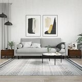 vidaXL Klubska mizica 2 kosa rjav hrast 50x46x35 cm inženirski les | Shoptok.si