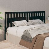  Uzglavlje za krevet crno 205 5 x 4 x 100 cm od masivne borovine | shoptok.hr